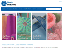 Tablet Screenshot of coatspensions.co.uk